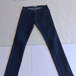 Women's Dark Blue Stretch Slim Jeans